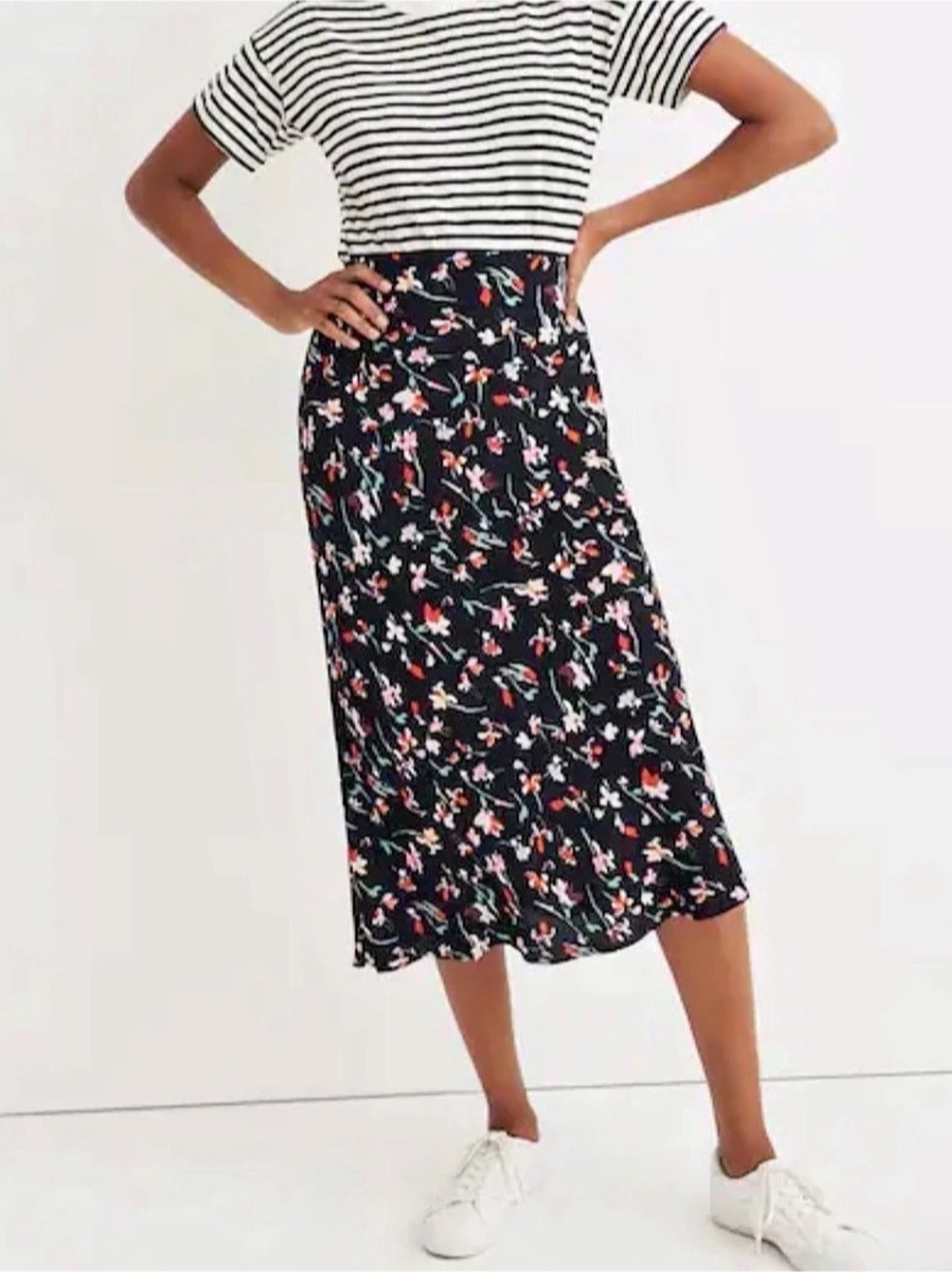 Madewell Midi Slip Skirt